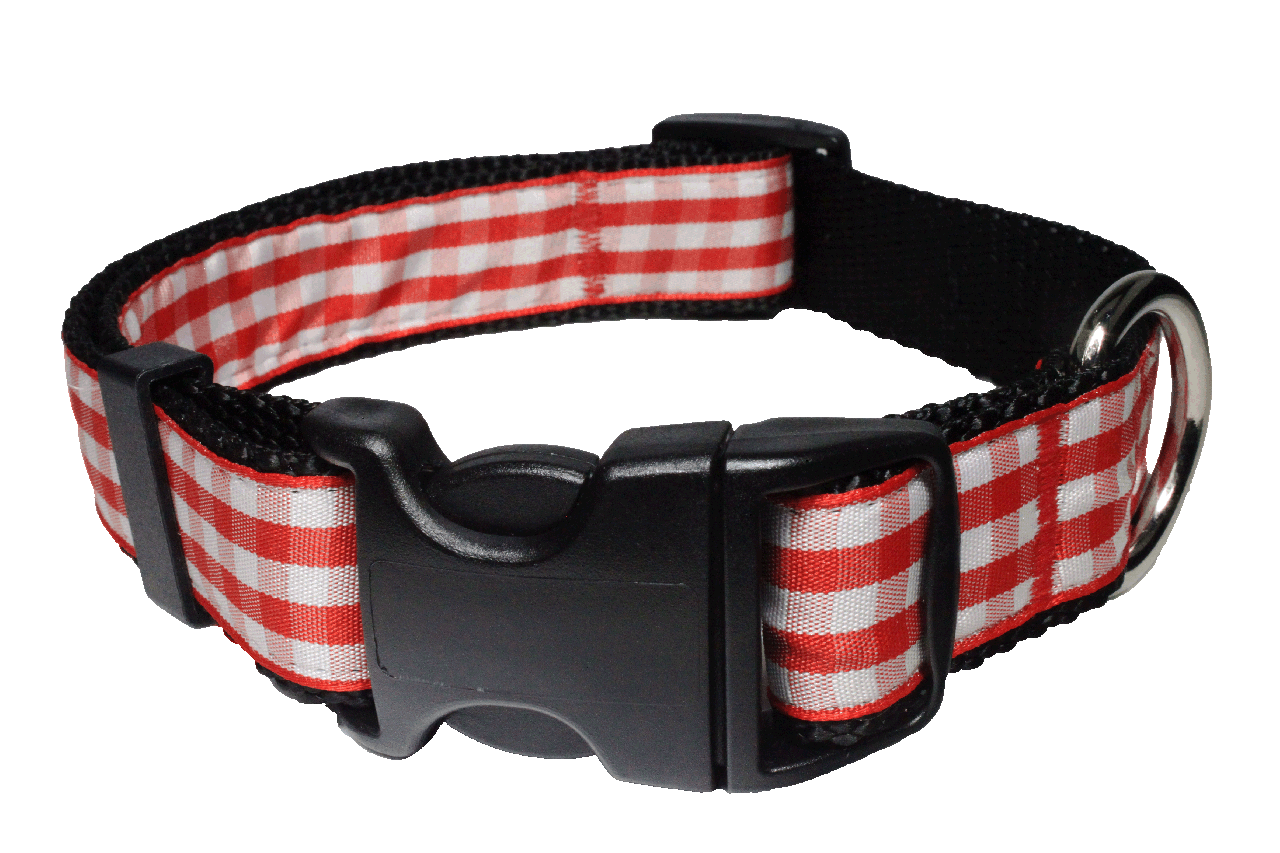 Picnic Basket Collar-Red
