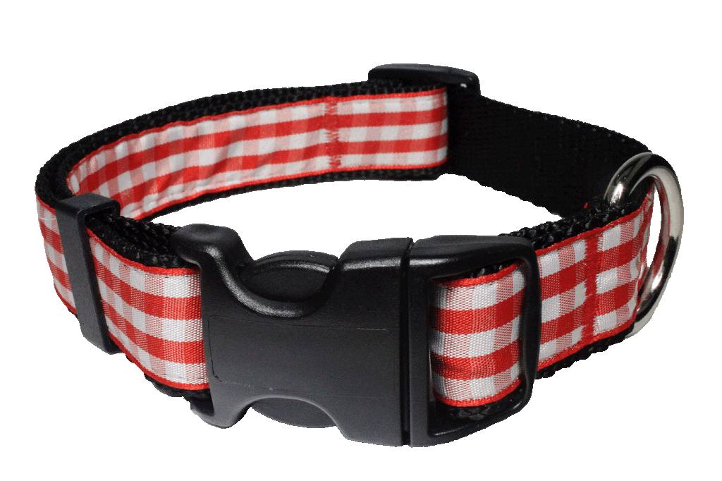 Picnic Basket Collar - Red