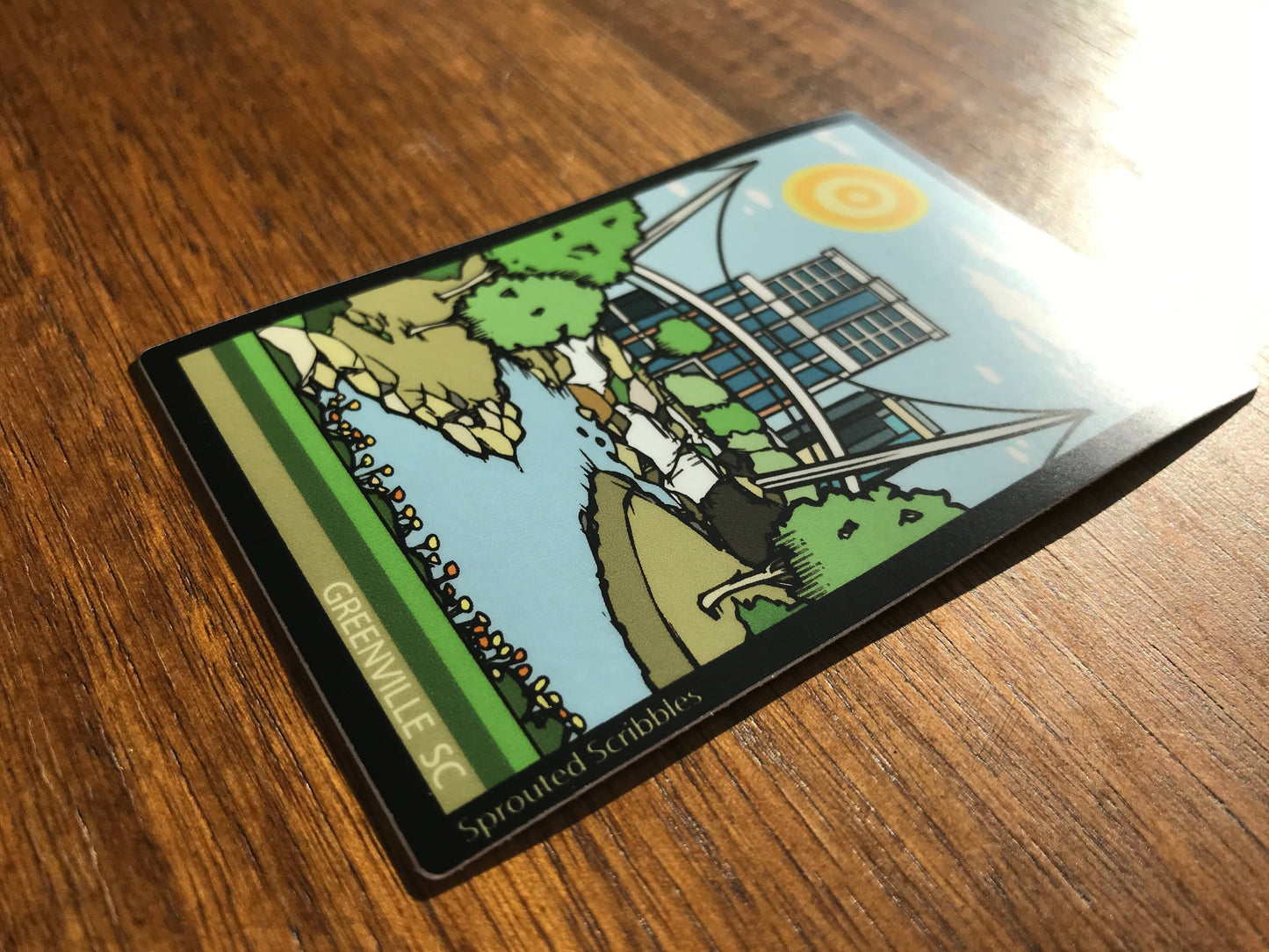 Greenville Sticker - Falls Park South Carolina SC Travel