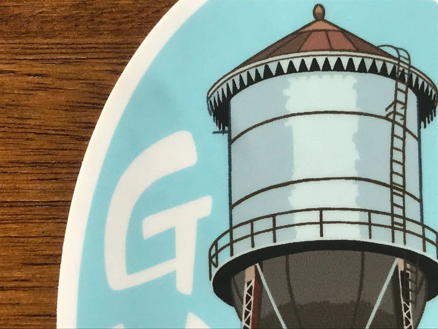 Greenville Sticker - SC Water Tower South Carolina GVL