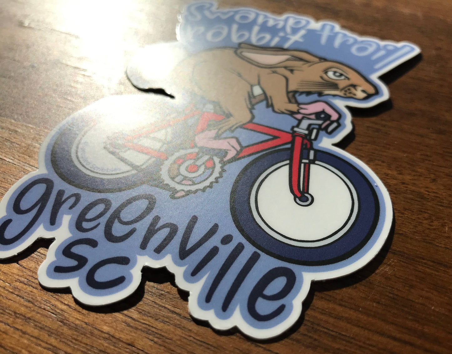 Greenville Sticker - Swamp Rabbit Trail South Carolina SC