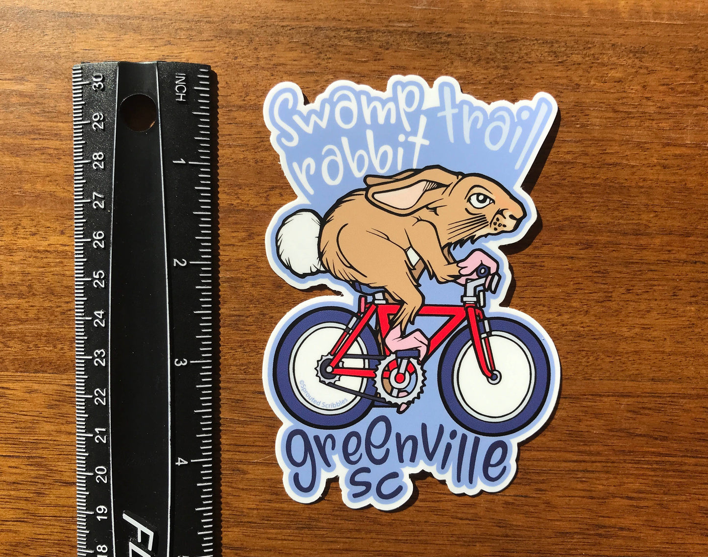 Greenville Sticker - Swamp Rabbit Trail South Carolina SC