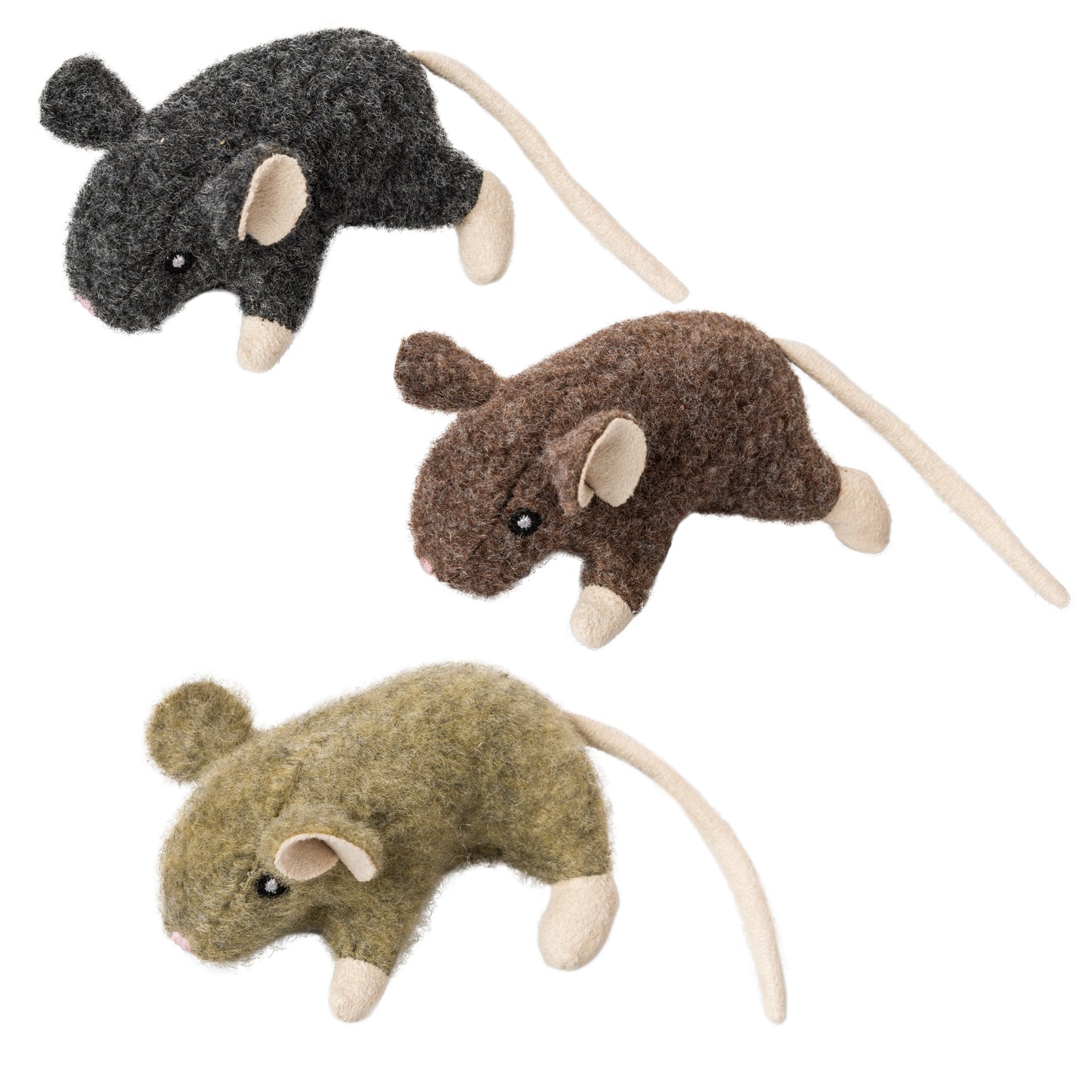 Fuzzy Mouse Freddie Catnip Cat Toy
