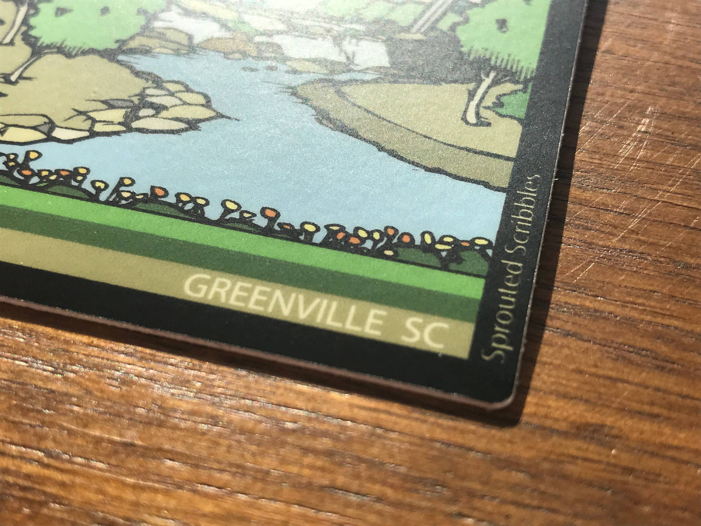 Greenville Sticker - Falls Park South Carolina SC Travel