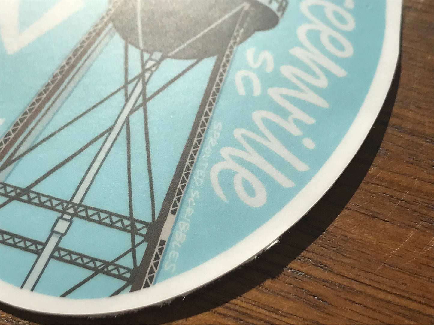 Greenville Sticker - SC Water Tower South Carolina GVL