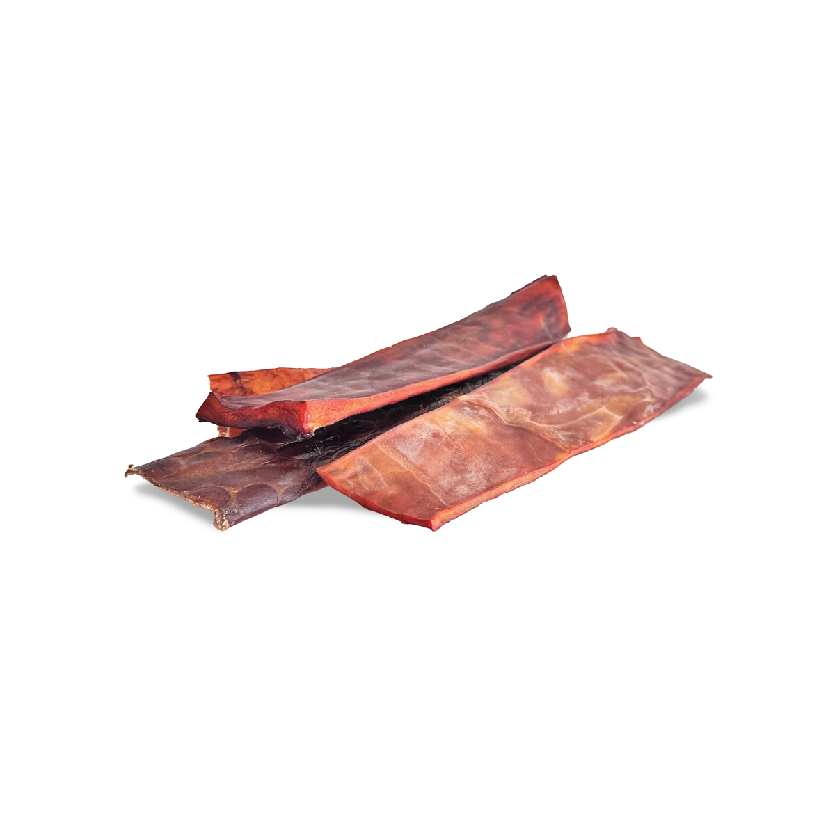 Beef Collagen Flattened Jerky Strips 10"-12"