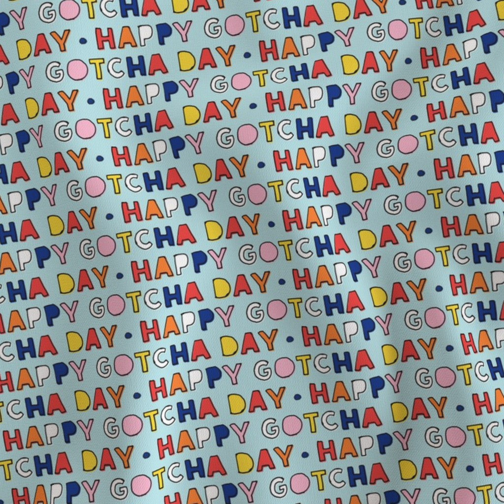Happy Gotcha Day / Blue - Pawkerchief