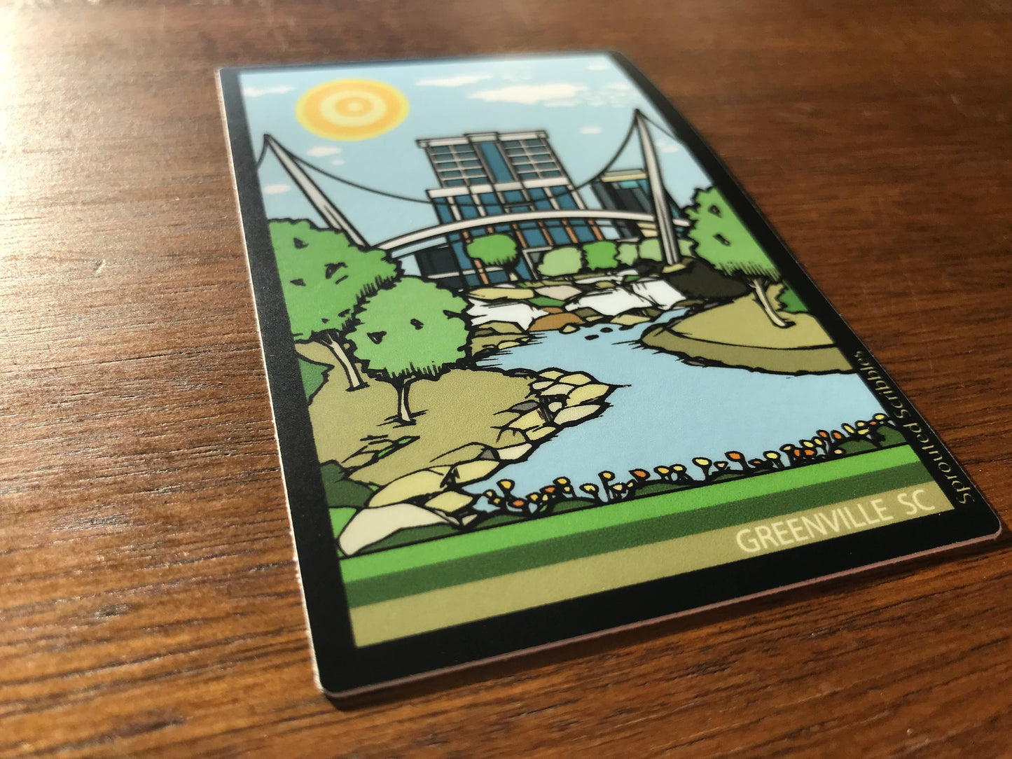 Greenville Sticker - Falls Park South Carolina SC Travel