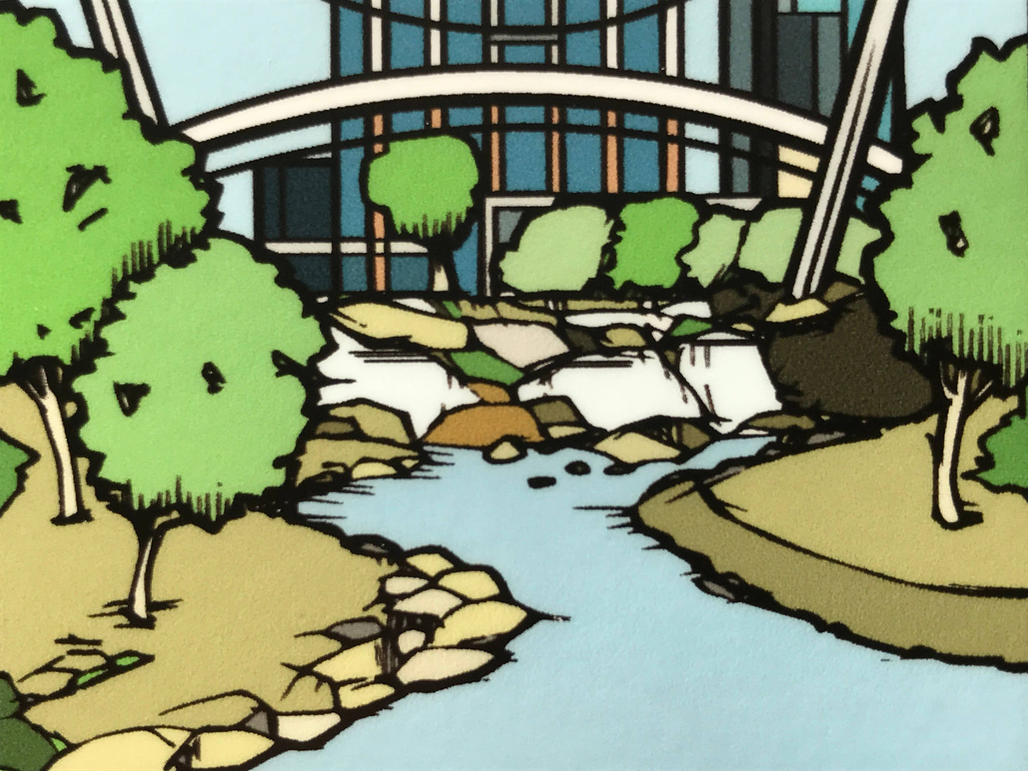 Greenville Sticker - Falls Park South Carolina SC Travel