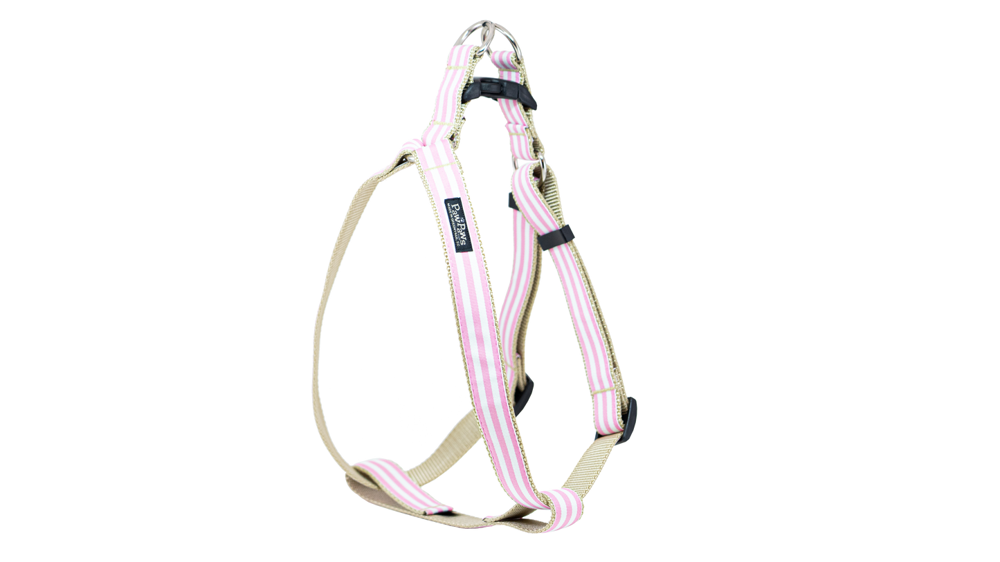 McBee Dog Harness - Pink Cabana Stripe