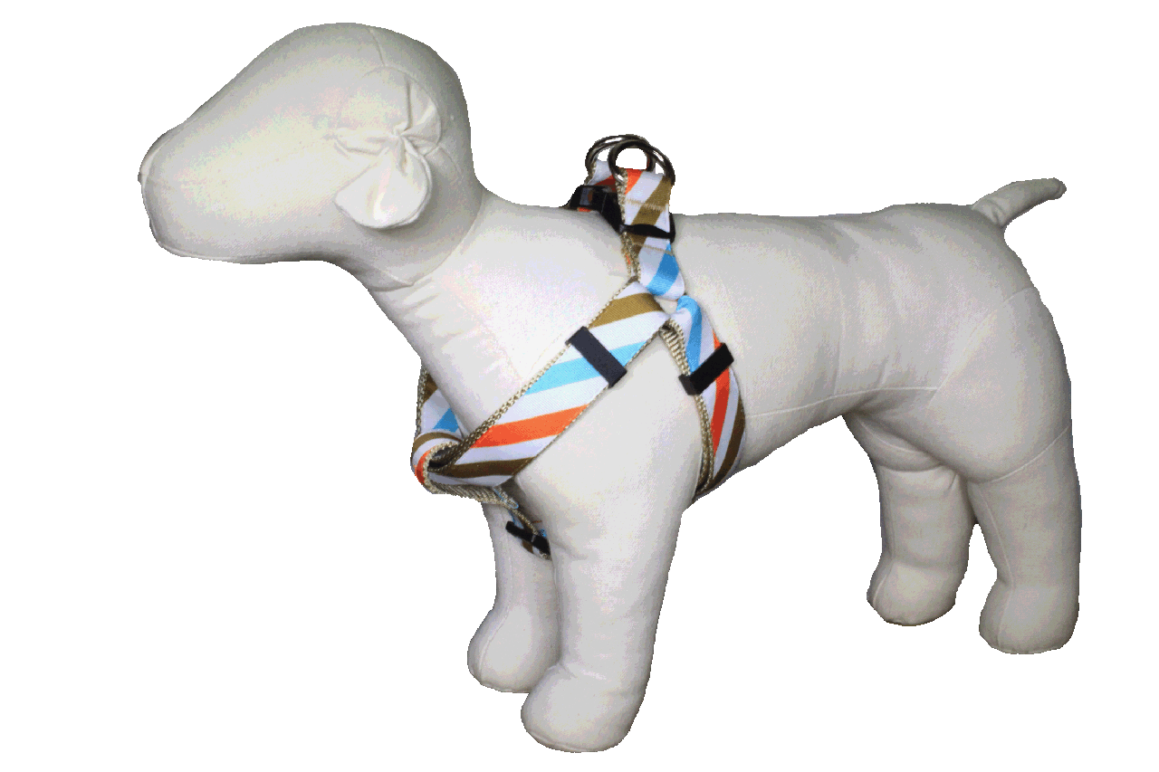 Freshly Squeezed Dog Harness - Sunny Side Stripe
