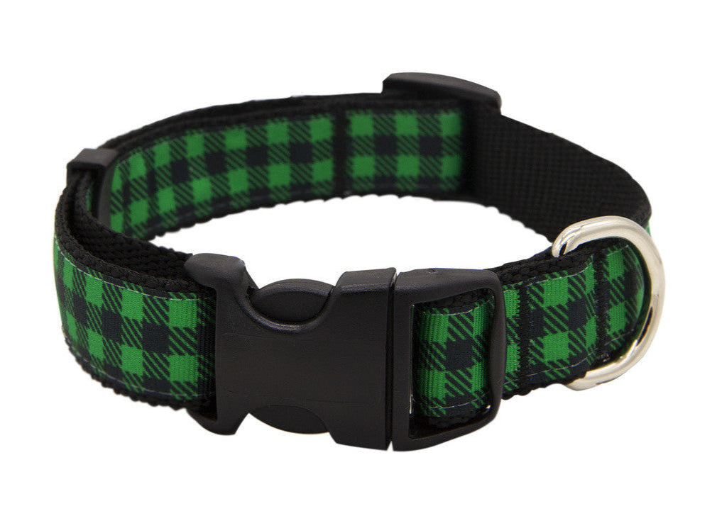 Fireside Dog Collar - Cozy Green