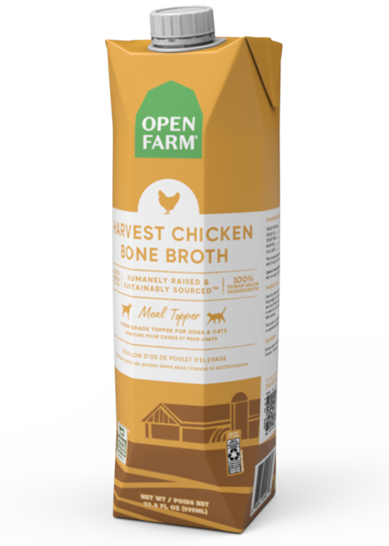 Open Farm Harvest Chicken Bone Broth 33.8 oz