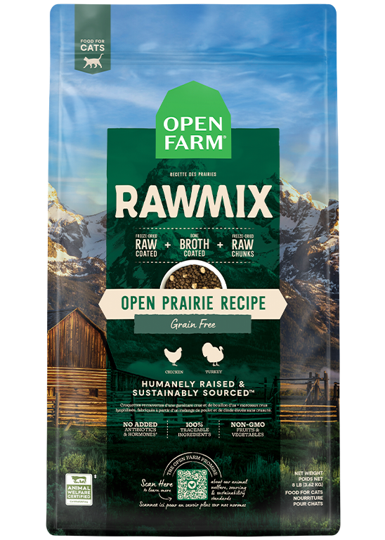Open Prairie Grain-Free Raw Mix for Cats