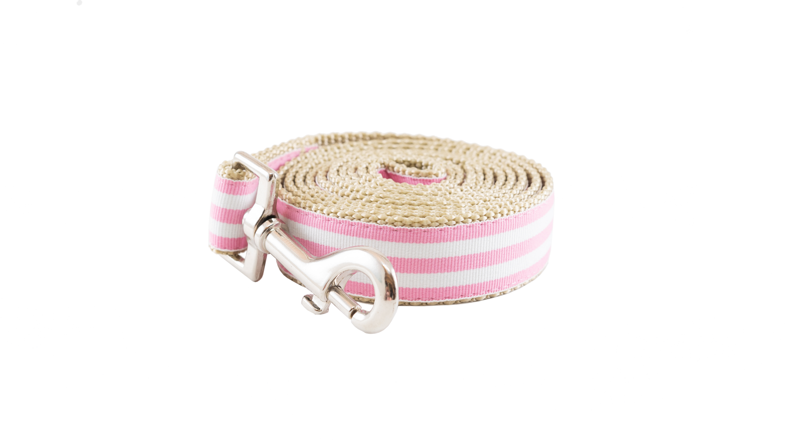 McBee Dog Leash Pink Cabana Stripe