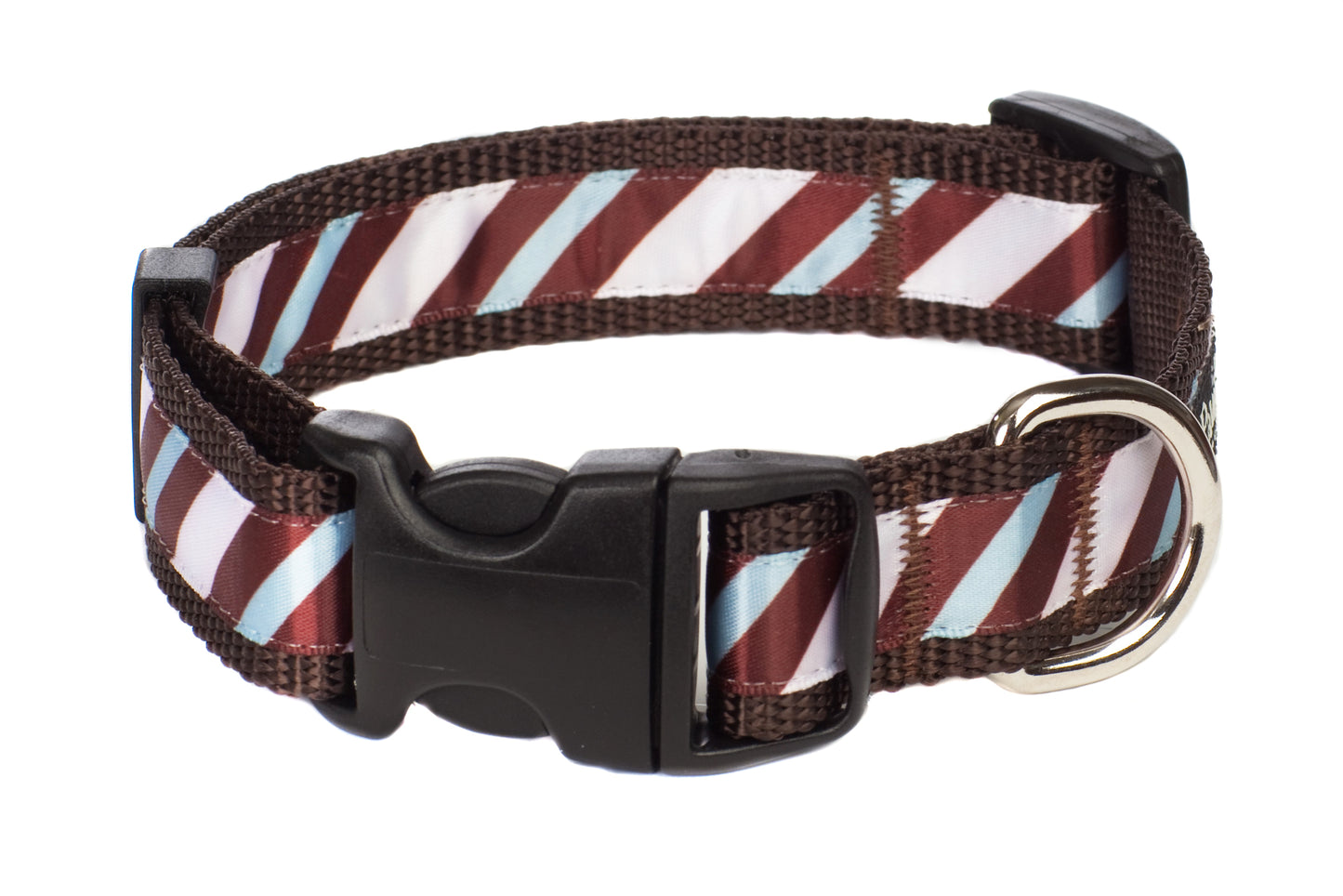 Chocolate Snow Cone Dog Collar - Stripe