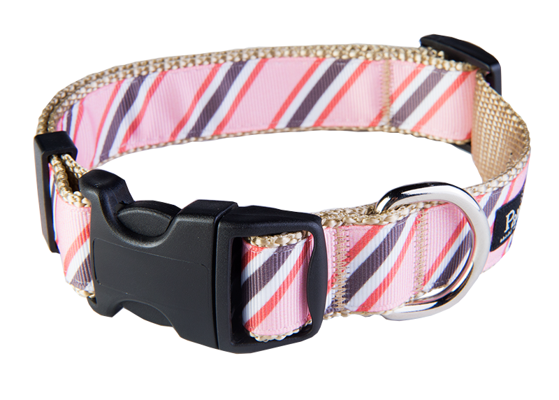 Yorkshire Dog Collar - Dad's Pink Tie