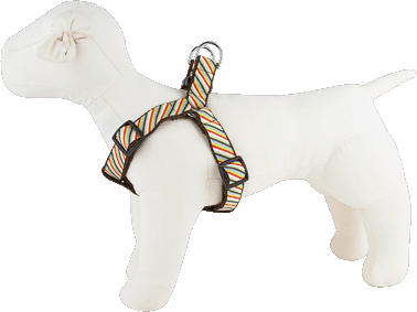 Bark Alley Dog Harness - Side Walk Stripe