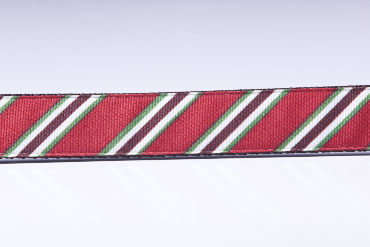 Oxford Dog Harness - Dad's Tie Burgundy