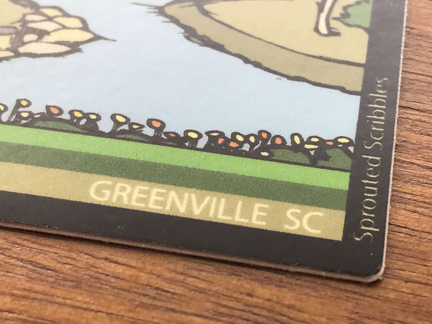 Greenville Sticker - Falls Park South Carolina SC Travel