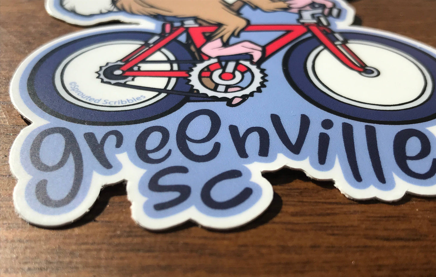 Greenville Sticker - Swamp Rabbit Trail South Carolina SC