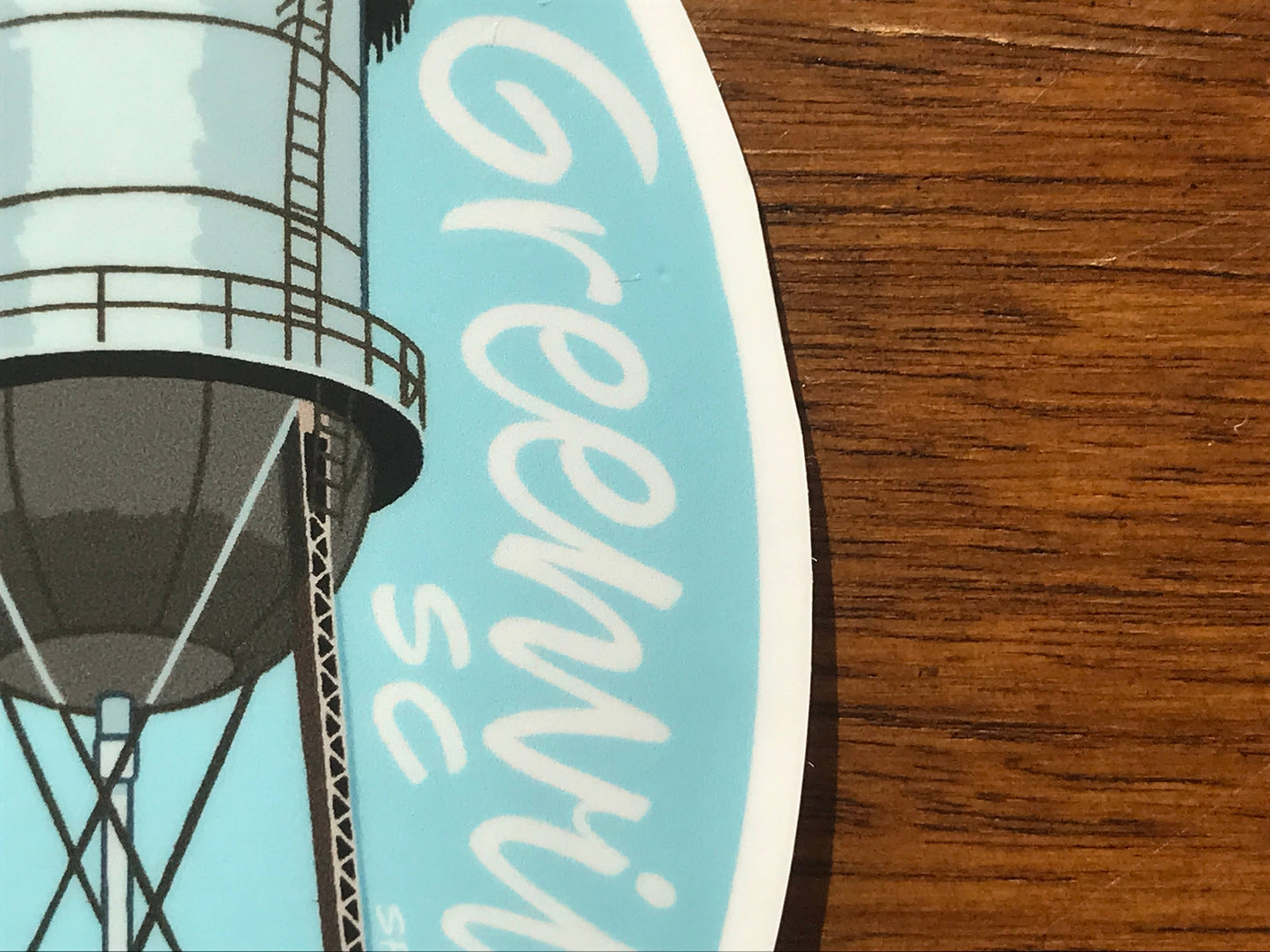 Greenville Sticker - SC Water Tower South Carolina GVL