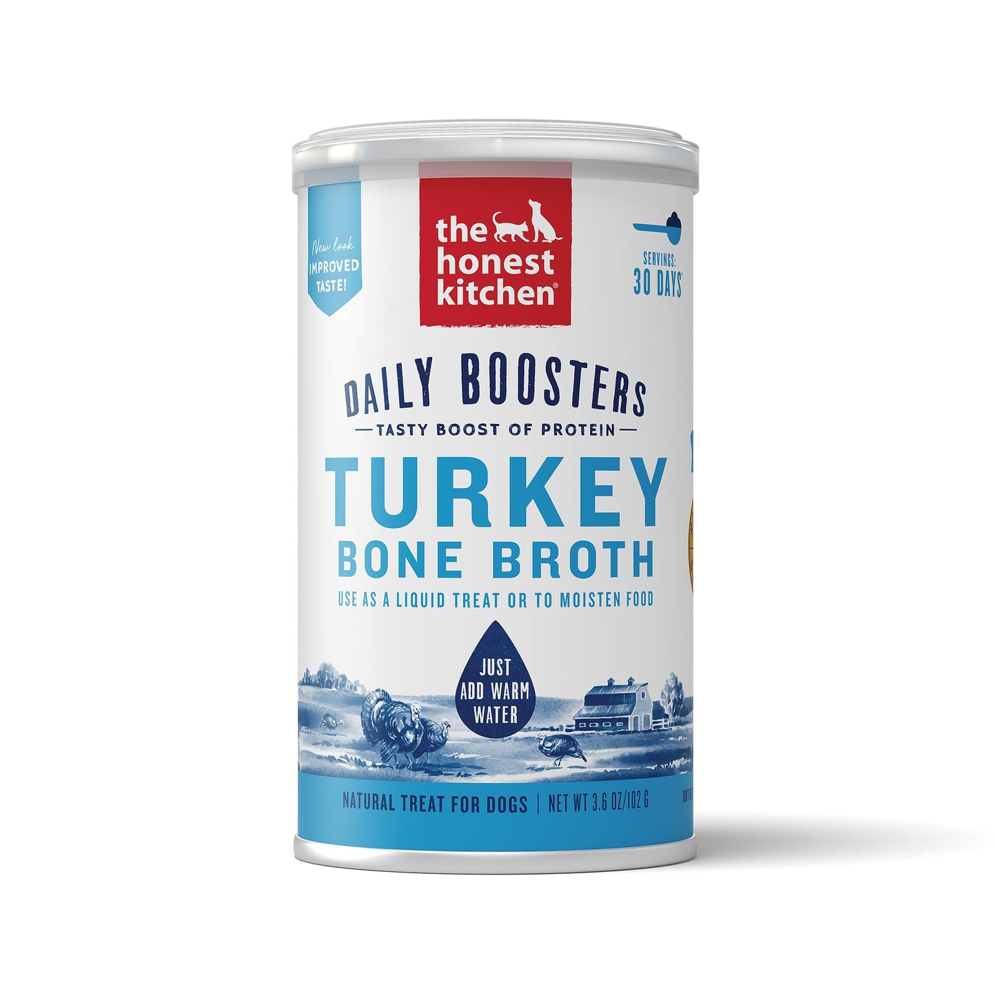 The Honest Kitchen-Instant Turkey Bone Broth with Turmeric