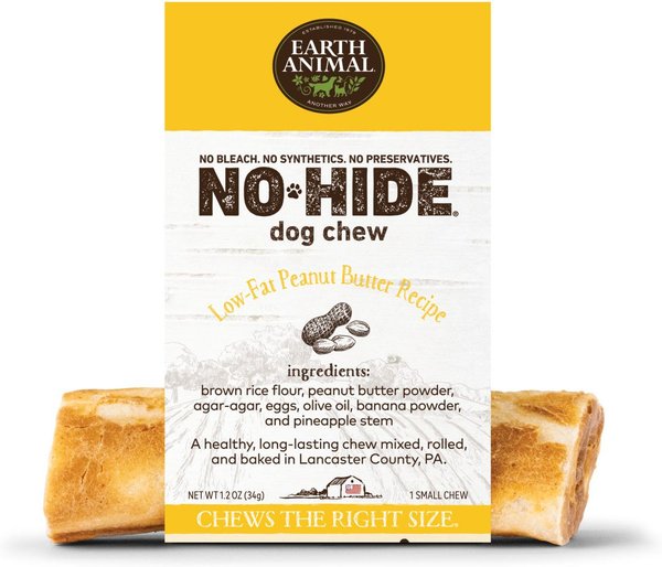 EARTH ANIMAL NO HIDE PEANUT BUTTER CHEWS SMALL