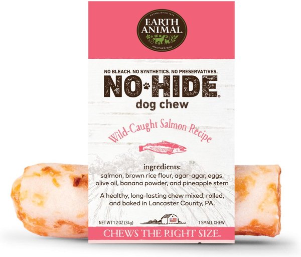 EARTH ANIMAL NO HIDE SALMON CHEWS SMALL