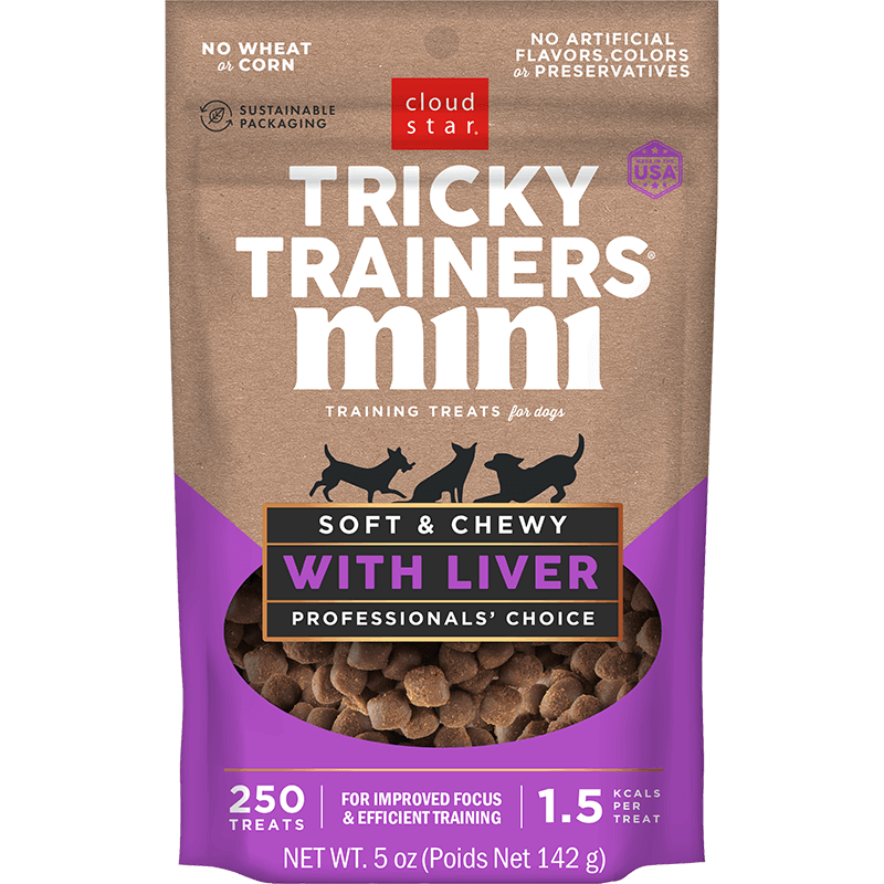 TRICKY TRAINER TREAT CHEWY MINI LIVER 5 OZ