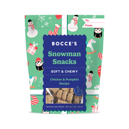 Snowman Snacks, Soft & Chewy
