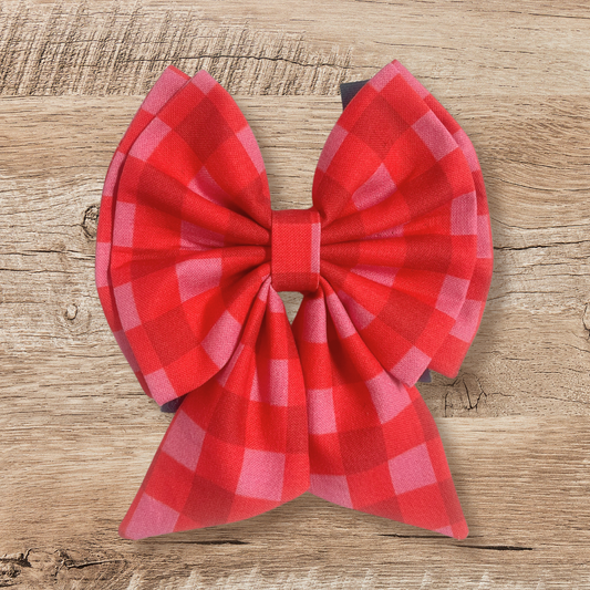 Valentine's Day Gingham - Lady Bow / Bowtie