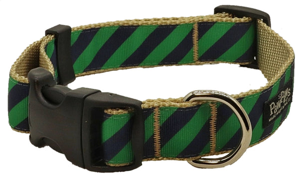 Prepster Rip Tie - Ivy League Green Collar