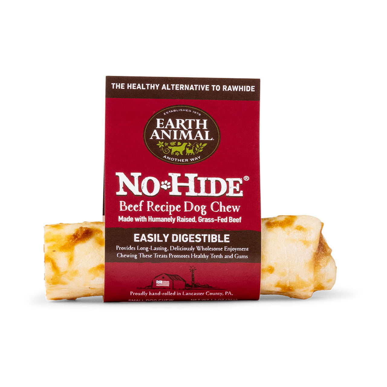 EARTH ANIMAL NO HIDE BEEF CHEWS MEDIUM