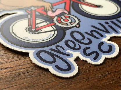 Greenville Sticker - Swamp Rabbit Trail South Carolina SC