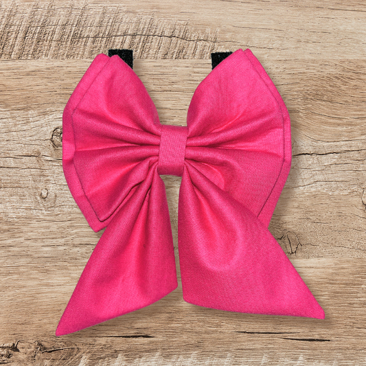 Solid Hot Pink -  Lady Bow / Bowtie