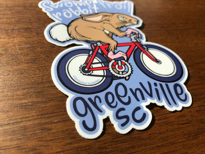 Greenville Sticker - Swamp Rabbit Trail South Carolina SC