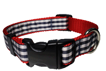 Picnic Basket Collar-Navy