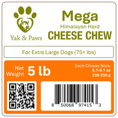 Large Yak Cheese Dog Chews