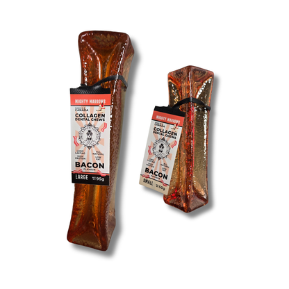 Mighty Marrows Collagen Dental Chew - Bacon