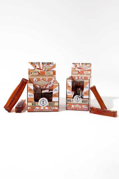 Mighty Marrows Collagen Dental Chew - Bacon