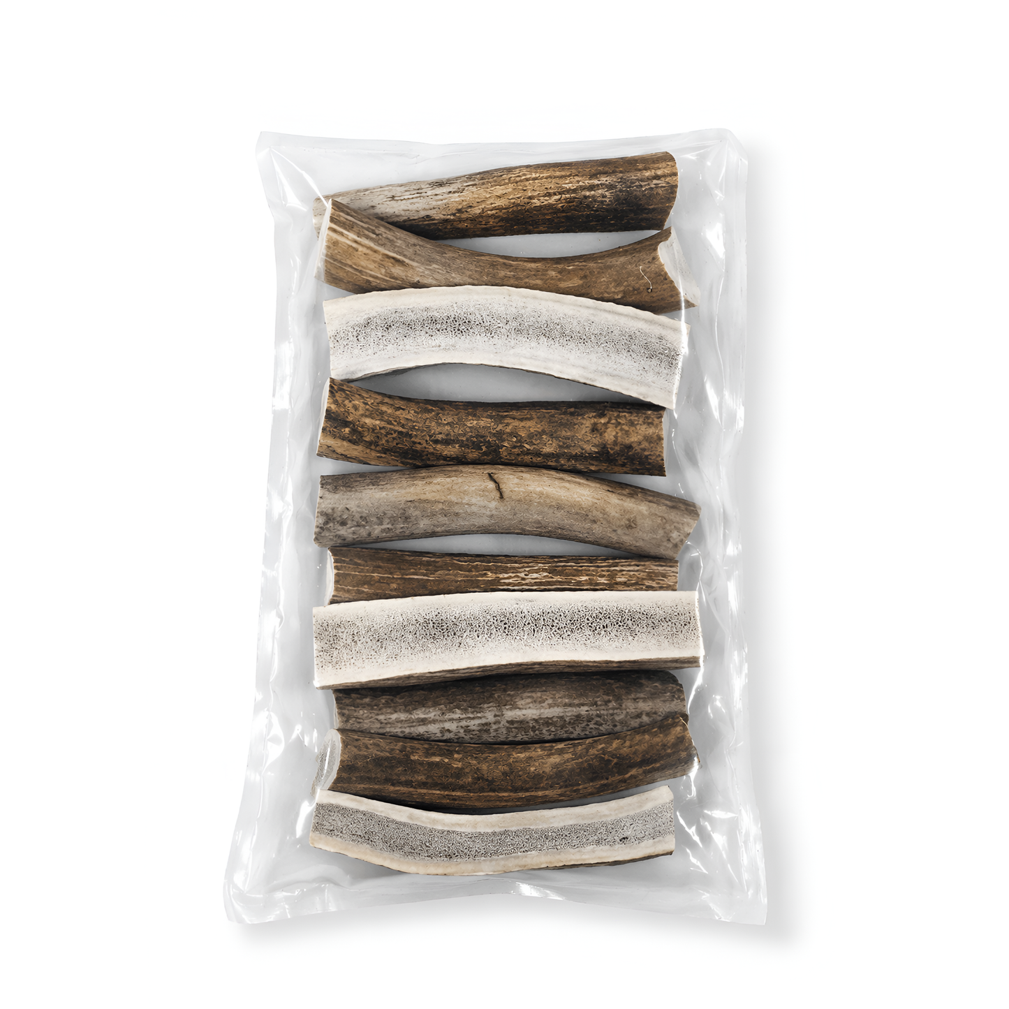 Split Elk Antlers Dog Chews – Medium/Large (5”–8”)