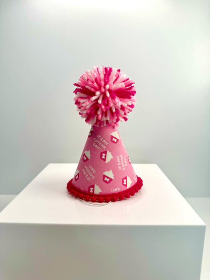 Gotcha Day Cupcake Pink Party Hat