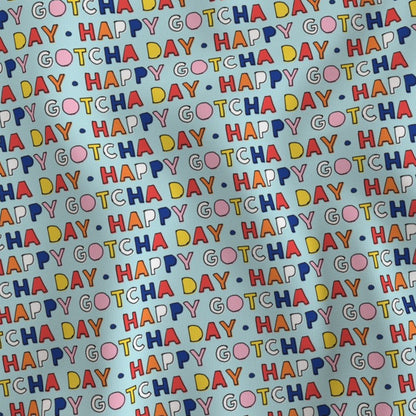 Happy Gotcha Day / Blue - Pawkerchief