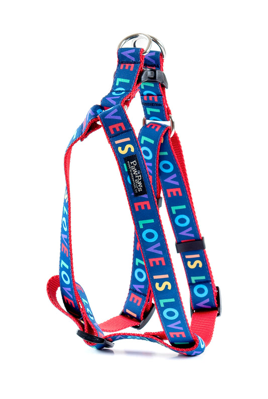 Pride Blue Dog Harness - Love is Love