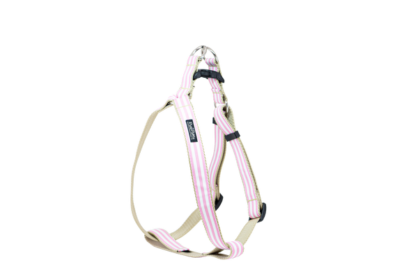 McBee Dog Harness - Pink Cabana Stripe