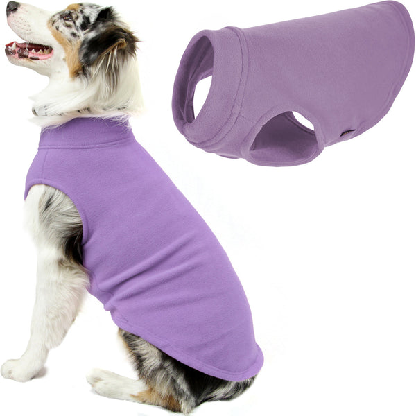 Gooby Stretch Fleece Vest - Lavender