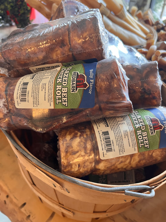 Redbarn Glazed Beef Cheek Roll Small/Medium