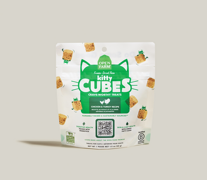 Open Farm Freeze-Dried Raw Kitty Cubes 1.5 oz.
