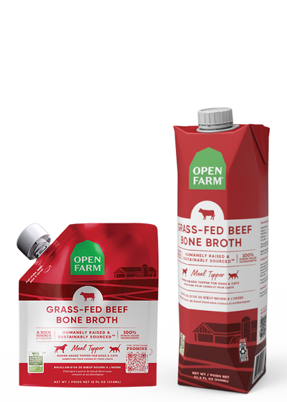 Open Farm Grass-Fed Beef Bone Broth 33.8 oz